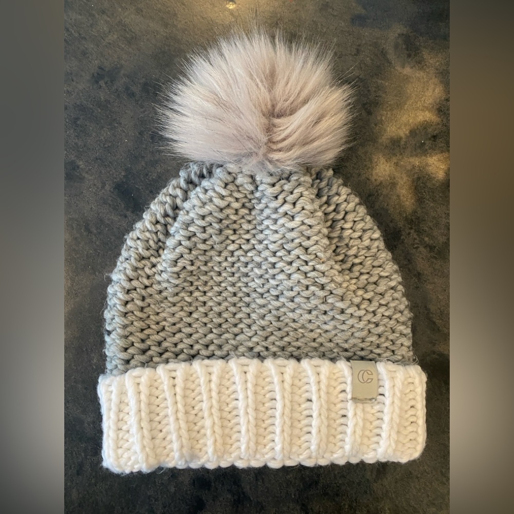 CC Knit Pom Pom Winter Hat